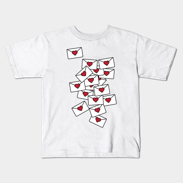 SPREAD THE LOVE Kids T-Shirt by encip